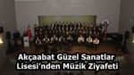 Akçaabat Güzel Sanatlar Lisesi’nden Müzik Ziyafeti