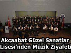 Akçaabat Güzel Sanatlar Lisesi’nden Müzik Ziyafeti