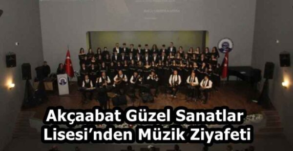 Akçaabat Güzel Sanatlar Lisesi’nden Müzik Ziyafeti