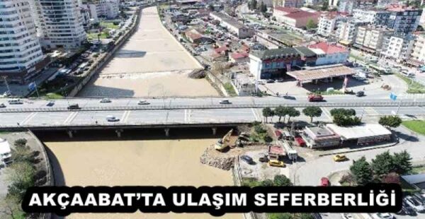 AKÇAABAT’TA ULAŞIM SEFERBERLİĞİ