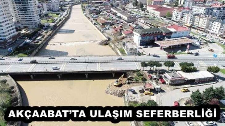 AKÇAABAT’TA ULAŞIM SEFERBERLİĞİ