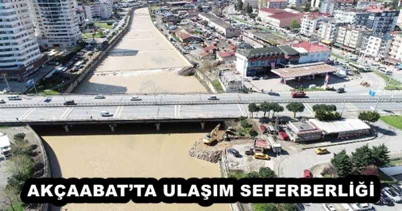 AKÇAABAT’TA ULAŞIM SEFERBERLİĞİ
