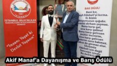 Akif Manaf’a Dayanışma ve Barış Ödülü