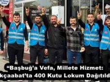 “Başbuğ’a Vefa, Millete Hizmet: Akçaabat’ta 400 Kutu Lokum Dağıtıldı”