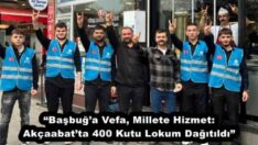 “Başbuğ’a Vefa, Millete Hizmet: Akçaabat’ta 400 Kutu Lokum Dağıtıldı”