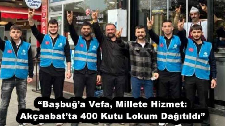 “Başbuğ’a Vefa, Millete Hizmet: Akçaabat’ta 400 Kutu Lokum Dağıtıldı”