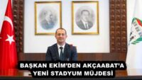 BAŞKAN EKİM’DEN AKÇAABAT’A YENİ STADYUM MÜJDESİ