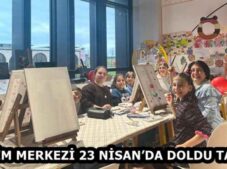 BİLİM MERKEZİ 23 NİSAN’DA DOLDU TAŞTI