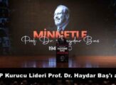 BTP Kurucu Lideri Prof. Dr. Haydar Baş’ı andı