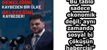 “Bu tablo sadece ekonomik değil; aynı zamanda sosyal bir çöküşün habercisi”