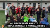 BÜYÜKŞEHİR AMPUTE DEPLASMANDAN 3 PUANLA DÖNDÜ