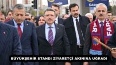 BÜYÜKŞEHİR STANDI ZİYARETÇİ AKININA UĞRADI