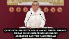 ÇAYKUR’DA “KADROYA GEÇİŞ HAKKI” ENGELLENEMEZ  ZİRAAT MÜHENDİSLERİNİN ÖNÜNDEKİ ADALETSİZ BARİYER KALDIRILMALI