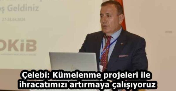 Çelebi: Kümelenme projeleri ile ihracatımızı artırmaya çalışıyoruz