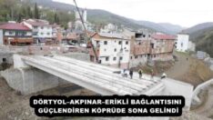 DÖRTYOL–AKPINAR–ERİKLİ BAĞLANTISINI GÜÇLENDİREN KÖPRÜDE SONA GELİNDİ