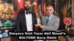 Dünyaca Ünlü Yazar Akif Manaf’a BULTÜRK Barış Ödülü