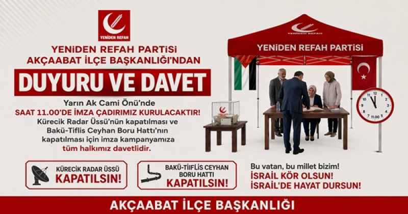 DUYURU VE DAVET