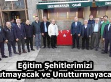 Eğitim Şehitlerimizi Unutmayacak ve Unutturmayacağız.