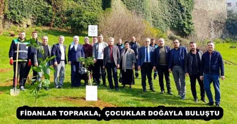 FİDANLAR TOPRAKLA,  ÇOCUKLAR DOĞAYLA BULUŞTU