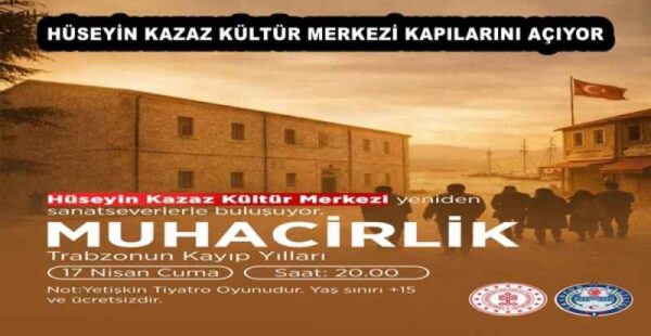 HÜSEYİN KAZAZ KÜLTÜR MERKEZİ KAPILARINI AÇIYOR