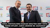 İSRAİL KÜSTAHLIĞINA BAŞKAN GENÇ’TEN SERT TEPKİ: “ASRIN HİTLER’İ, ASRIN LİDERİNE DİL UZATAMAZ”
