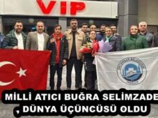 MİLLİ ATICI BUĞRA SELİMZADE, DÜNYA ÜÇÜNCÜSÜ OLDU
