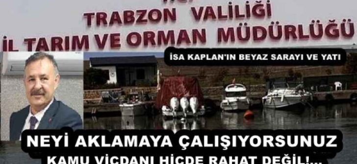 NEYİ AKLAMAYA ÇALIŞIYORSUNUZ KAMU VİCDANI HİÇDE RAHAT DEĞİL!…