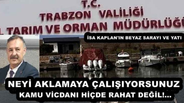 NEYİ AKLAMAYA ÇALIŞIYORSUNUZ KAMU VİCDANI HİÇDE RAHAT DEĞİL!…