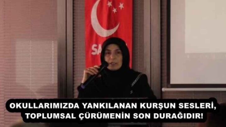 OKULLARIMIZDA YANKILANAN KURŞUN SESLERİ, TOPLUMSAL ÇÜRÜMENİN SON DURAĞIDIR!