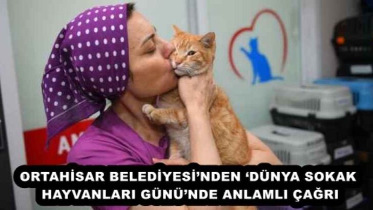 ORTAHİSAR BELEDİYESİ’NDEN ‘DÜNYA SOKAK HAYVANLARI GÜNÜ’NDE ANLAMLI ÇAĞRI