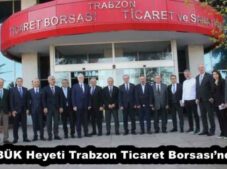 OSBÜK Heyeti Trabzon Ticaret Borsası’nda…