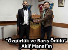 “Özgürlük ve Barış Ödülü” Akif Manaf’ın