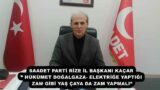 SAADET PARTİ RİZE İL BAŞKANI KAÇAR’’ HÜKÜMET DOĞALGAZA- ELEKTRİĞE YAPTIĞI ZAM GİBİ YAŞ ÇAYA DA ZAM YAPMALI”