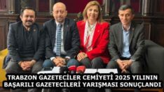 TRABZON GAZETECİLER CEMİYETİ 2025 YILININ BAŞARILI GAZETECİLERİ YARIŞMASI SONUÇLANDI