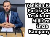 Yeniden Refah Partisi Of İlçe Teşkilatından  Milli İrade İmza Kampanyası