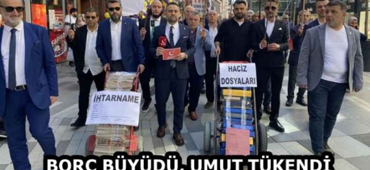 BORÇ BÜYÜDÜ, UMUT TÜKENDİ 