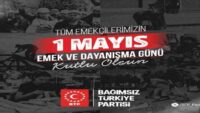 BTP’den 1 Mayıs açıklaması