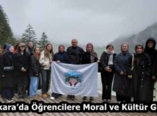 Çaykara’da Öğrencilere Moral ve Kültür Gezisi