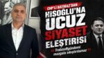 CHP’li Batmaz’dan Hisoğlu’na Ucuz Siyaset Eleştirisi  “Trabzon Gündemi Mazgala Sıkıştırılamaz”