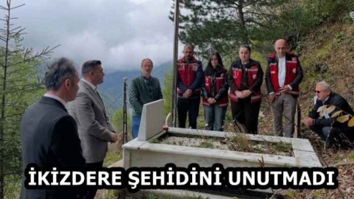 İKİZDERE ŞEHİDİNİ UNUTMADI