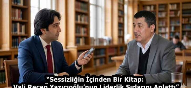 “Sessizliğin İçinden Bir Kitap: Vali Recep Yazıcıoğlu’nun Liderlik Sırlarını Anlattı”
