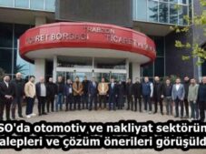 TTSO’da otomotiv ve nakliyat sektörünün talepleri ve çözüm önerileri görüşüldü