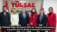TÜRSAB Doğu Karadeniz BTK ile Trabzon Üniversitesi Arasında Staj İş Birliği Protokolü İmzalandı