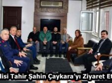 Valisi Tahir Şahin Çaykara’yı Ziyaret Etti