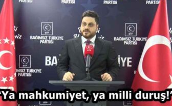“Ya mahkumiyet, ya milli duruş!”