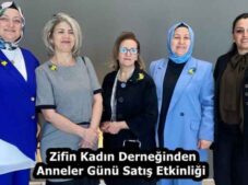 Zifin Kadın Derneğinden Anneler Günü Satış Etkinliği 